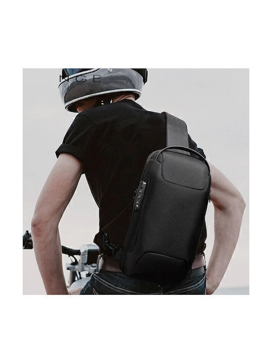 Geantă pentru bărbați De umăr / tip crossbody Neagră