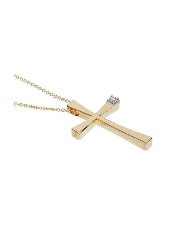 Vitopoulos Damen Gold Kreuz 14K