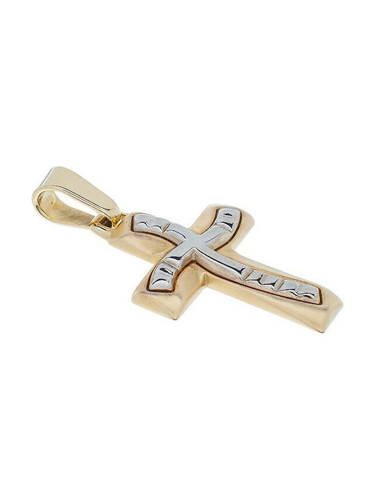 Vitopoulos Men's Gold Cross 14K