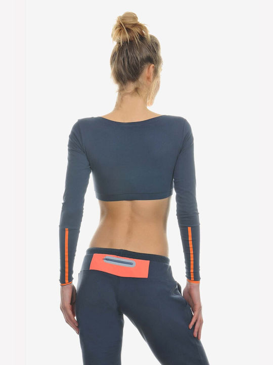 BodyTalk Storm Femei Atletic Sutien sport Gri