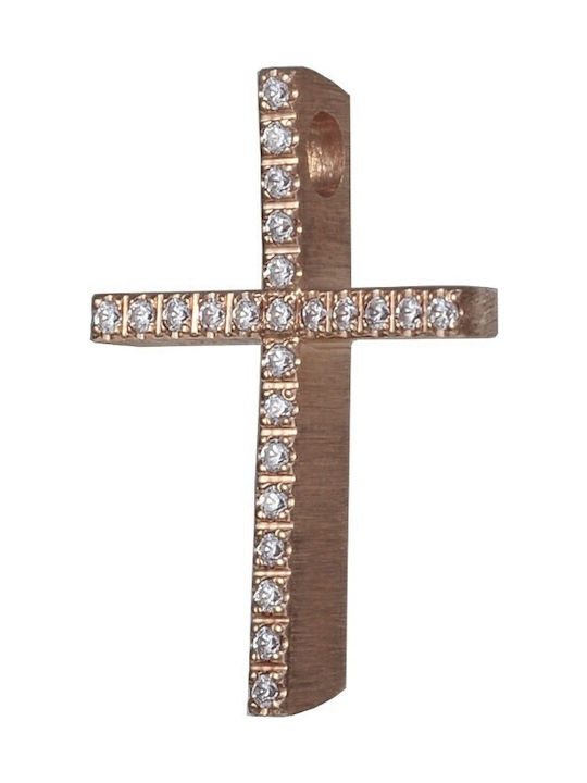 Women's Rose Gold Plated Cross