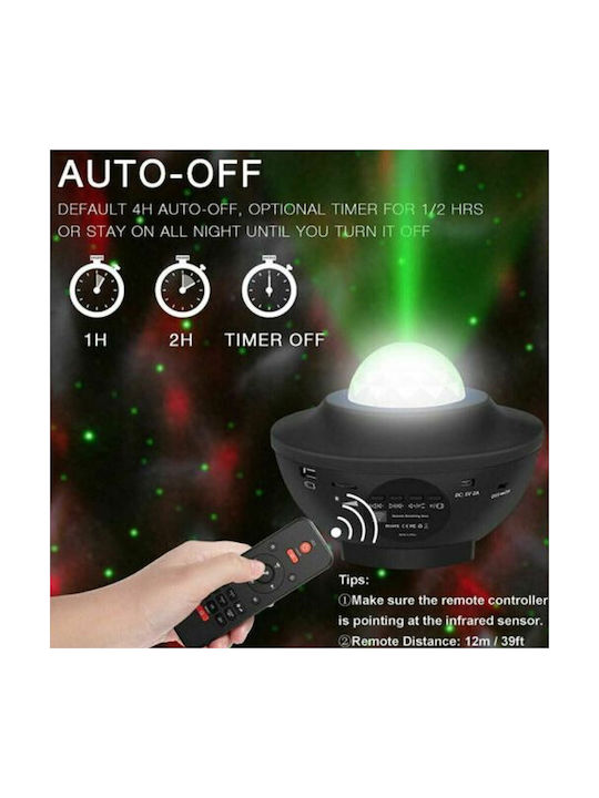 Lichteffekt Bluetooth Dekorative Lampe Schwarz