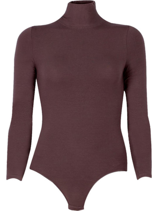 Frauen Bodysuit Braun 90-91910-076