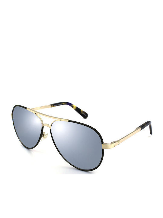 Kate Spade Unisex Sonnenbrille mit Gold Metall Gestell AMARISSA/S 01Q GO