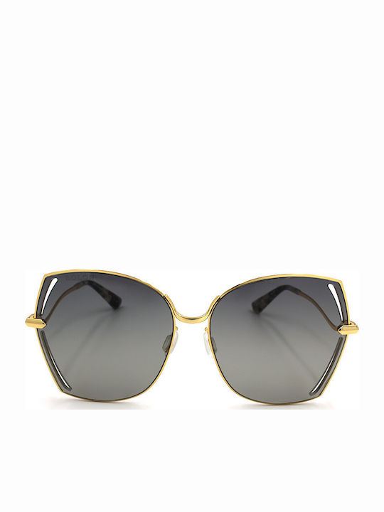 Bolon Damen Sonnenbrille mit Gold Metall Gestell BL8038A60