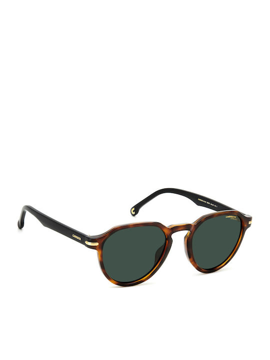 Carrera Men's Sunglasses with Brown Tartaruga Horn-Rimmed Frame and Grey Lens 314/S 086QT