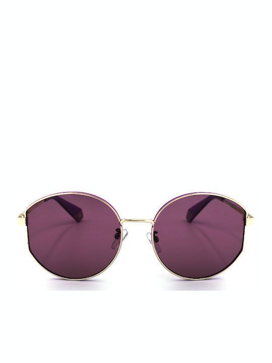 Polaroid Women's Sunglasses with Purple Metal Frame and Polarized Lens PLD 6072/F/S/X S9E0F