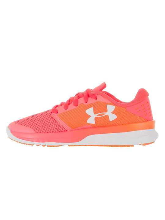 Under Armour Charged Reckless Damen Sportschuhe Laufen Orange