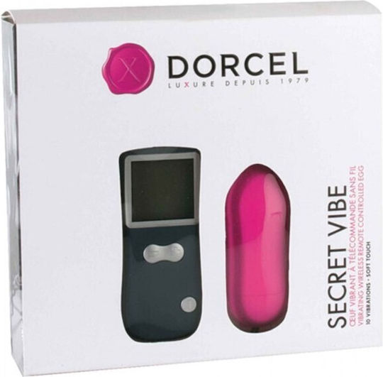 Dorcel Vibrating Egg Secret Vibe Mini Δονητής Egg με Απομακρυσμένο Έλεγχο 7.5cm Ροζ