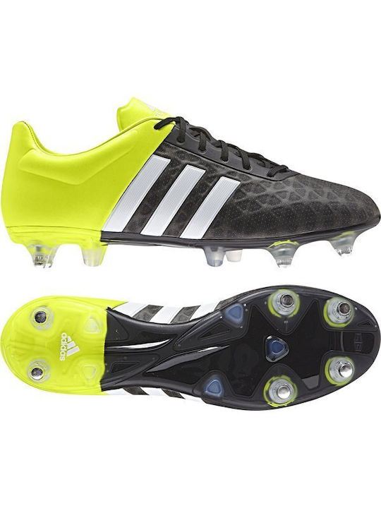 Adidas Ace 15.2 SG Ποδοσφαιρικά Παπούτσια με Τάπες Μαύρα