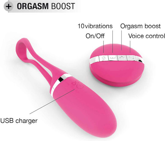 Dorcel Secret Delight Δονητής Egg με Απομακρυσμένο Έλεγχο Pink