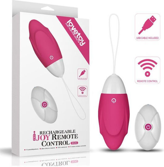 Lovetoy iJoy Egg Vibrator Egg with Remote Control Pink
