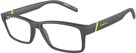 Arnette Leonardo Plastic Eyeglass Frame Gray AN7179 2870