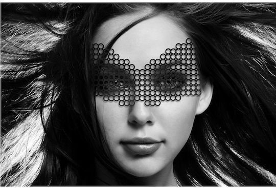 Bijoux Indiscrets Erika Mask BDSM Mask in Black Color