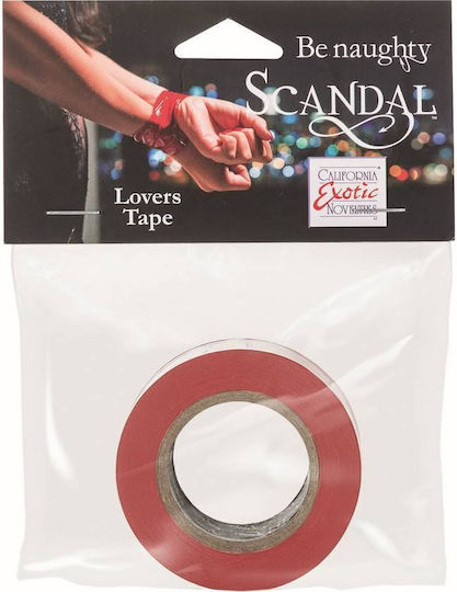Calexotics Scandal Lovers Tape Ταινία Δεσίματος σε Κόκκινο Χρώμα