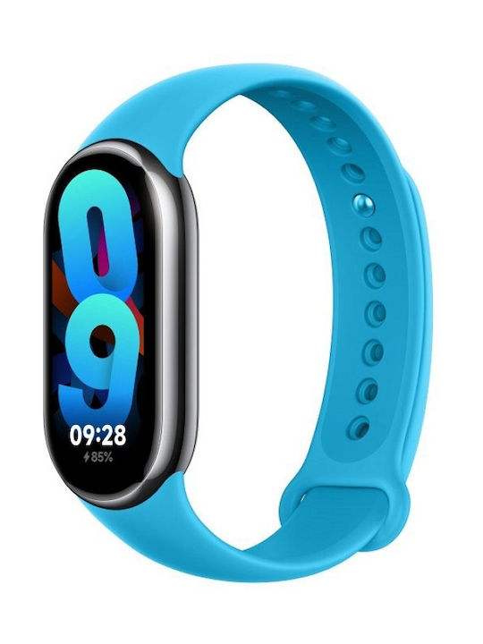 Xiaomi Λουράκι Σιλικόνης με Pin Aqua Blue (Smart Band 8 / Smart Band 9 / Smart Band 10)
