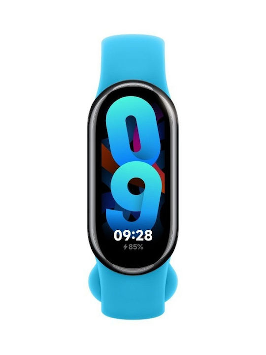 Xiaomi Λουράκι Σιλικόνης με Pin Aqua Blue (Smart Band 8 / Smart Band 9 / Smart Band 10)