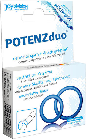JoyDivision POTENZduo M Set Rings Cock Silicone Flesh 15632