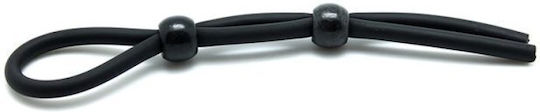 Rimba Penis / Testicle Cord Silicone Δαχτυλίδι Πέους Σιλικόνης Μαύρο 9135