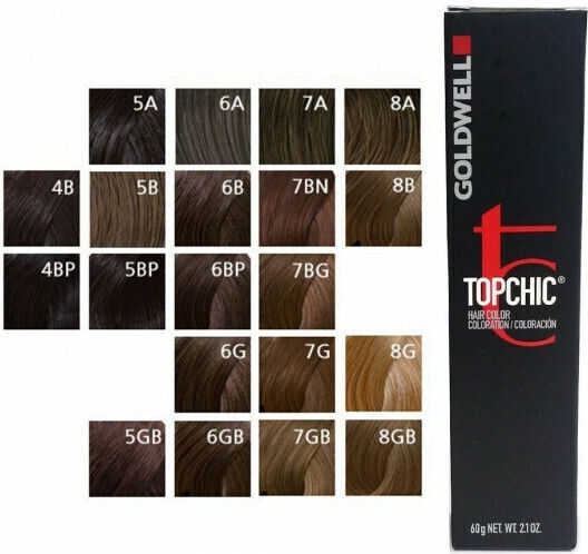 Goldwell Topchic Permanent Hair Color Βαφή Μαλλιών 60ml