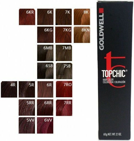 Goldwell Topchic Permanent Hair Color Βαφή Μαλλιών 60ml