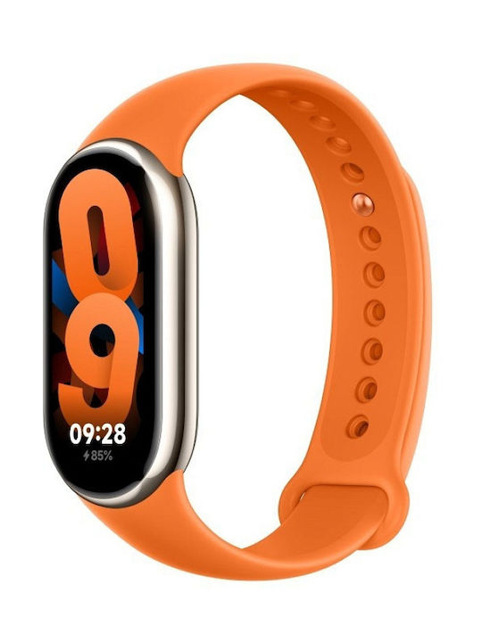 Xiaomi Λουράκι Σιλικόνης με Pin Sunrise Orange (Xiaomi Smart Band 8)