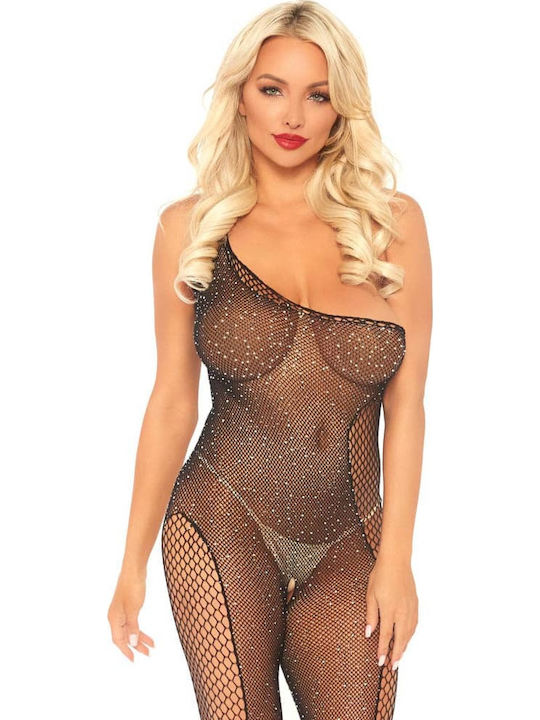 Leg Avenue Fishnet Bodystocking Ολόσωμο Καλσόν Διχτυωτό Μαύρο