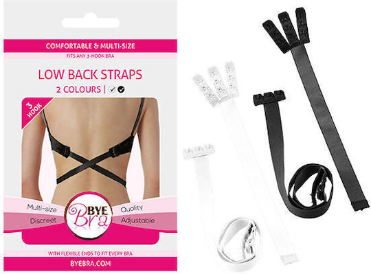 Bye Bra 2 Low Back Straps 3 Rows Προέκταση Σουτιέν 2τμχ