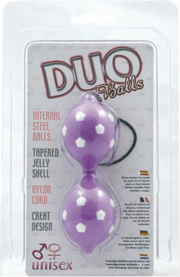 Seven Creations Duo Balls Κολπικές Μπάλες Μωβ