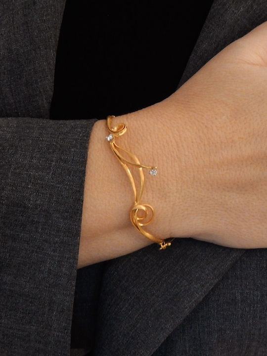 Polytimo Damen Armband aus Gold 14K