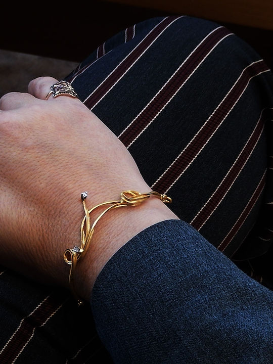 Polytimo Damen Armband aus Gold 14K