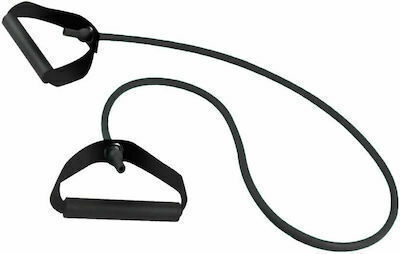 Lowenstein Exercise Tube With Handles 1x Hard Resistance Band Gymtube Moderate / Hard with Handles Black 1.2m