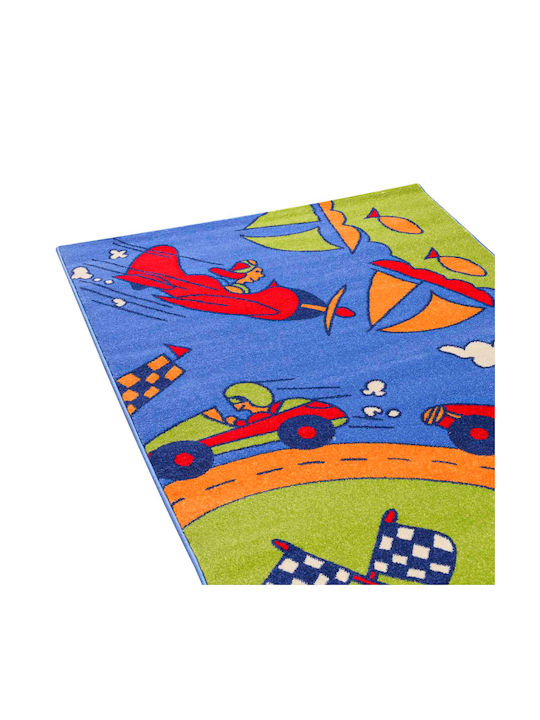 Polcarpet Παιδικό Χαλί Μπλε 133x190cm