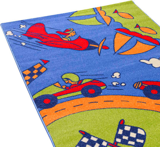 Polcarpet Παιδικό Χαλί Μπλε 133x190cm