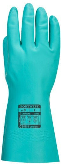 Portwest Работни Ръкавици Зелени От Нитрил