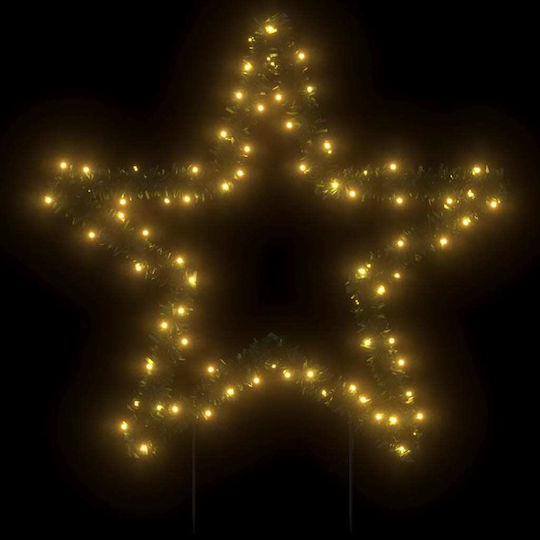 vidaXL Crăciunesc Decorativ Suspendata Stea cu lumină LED Plastic 60x60buc 1buc