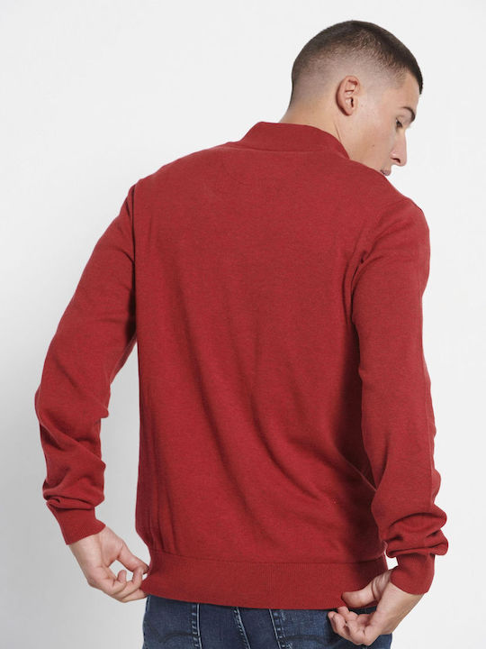 Funky Buddha Long Sleeve Sweater Red