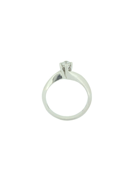 Single Stone from White Gold 14K