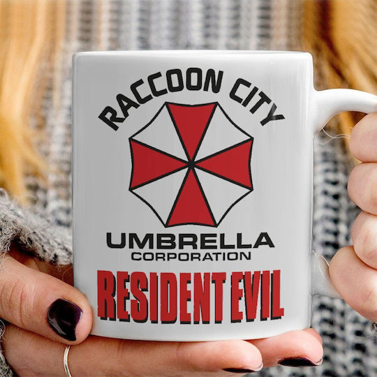 Koupakoupa Resident Evil Чаша Керамично Бяла 330мл