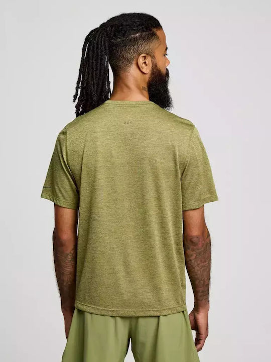 Saucony Stopwatch T-shirt Khaki
