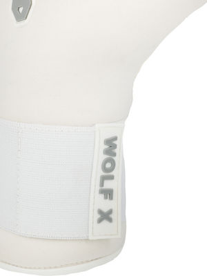 Fearless Goalkeepers Wolf X Torwarthandschuhe Erwachsene & Kinder Weiß