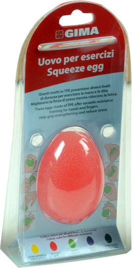 Gima Squeeze Egg Balls Antistress in Red Color