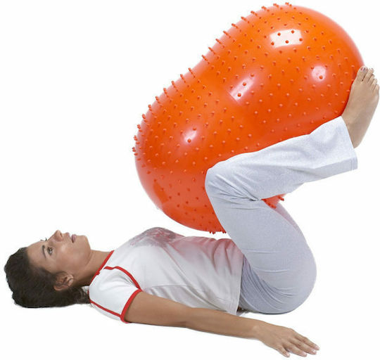 Camelino Sens’O’Roll Μπάλα Pilates 50cm σε Πορτοκαλί Χρώμα