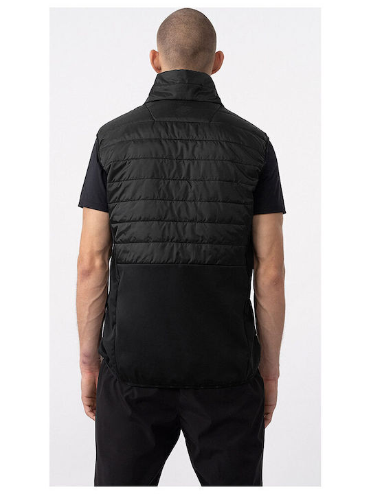 4F Men's Sleeveless Puffer Jacket Black