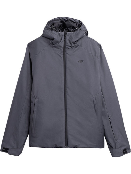 4F 4FAW23TTJAM305-22S Männer Jacke aus für Ski & Snowboard Gray