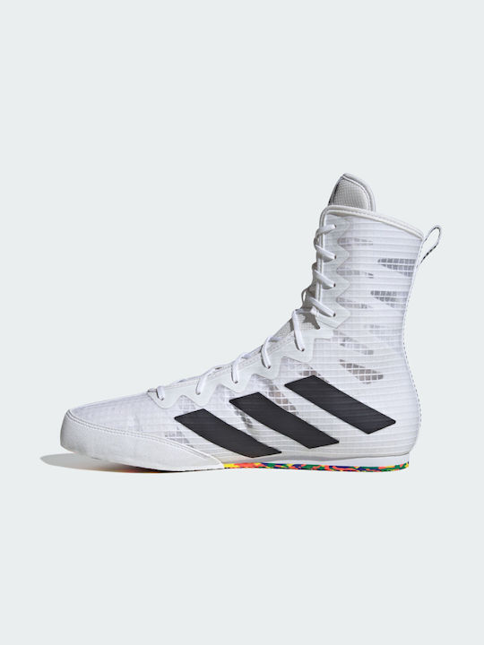 adidas Hog 4 Pantofi De Box Înălțați Albi