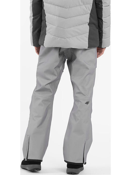4F 4FAW23TFTRM403-23S Men's Trousers for Ski & Snowboard Gray
