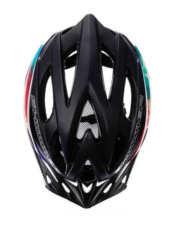 Meteor Shimmer Volles Gesicht Fahrradhelm Straße Schwarz