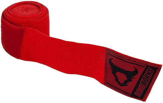 Ringhorns Handwraps Red 4m Benzi de mână pentru arte marțiale 4m Roșii