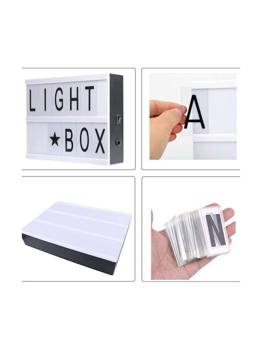 Decorative Lamp Board White